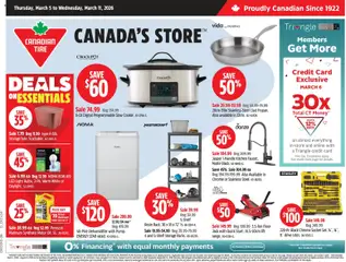 Preview of leaflet Canadian Tire weekly flyer from shop Canadian Tire is valid from Mar 05, 2026