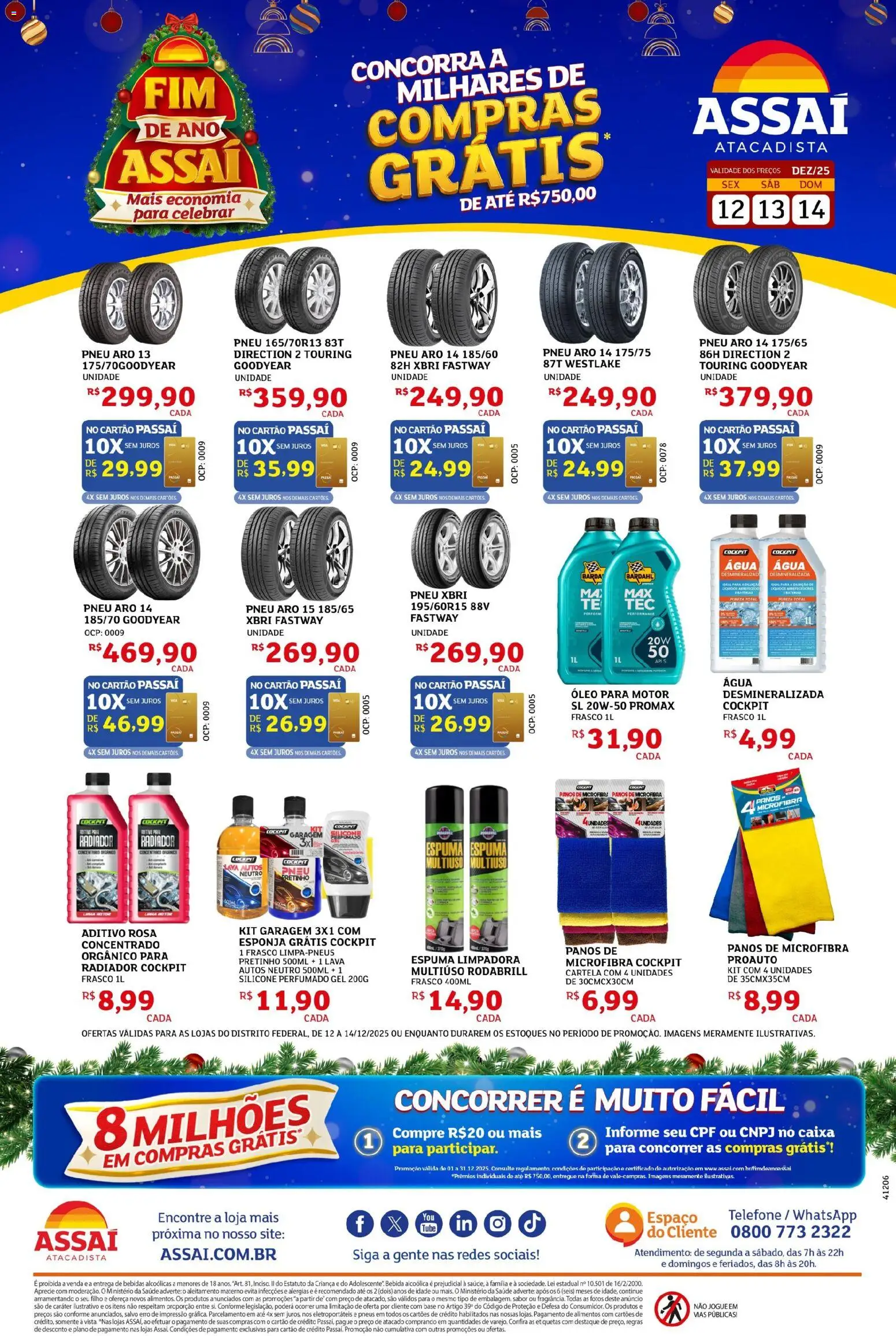 Pré-Visualização do folheto "Encarte - DF" da loja Assaí Atacadista válido a partir de 12/12/2025
