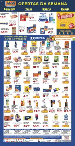 Pré-Visualização do folheto "Ofertas da semana" da loja Akki Atacadista válido a partir de 04/08/2025
