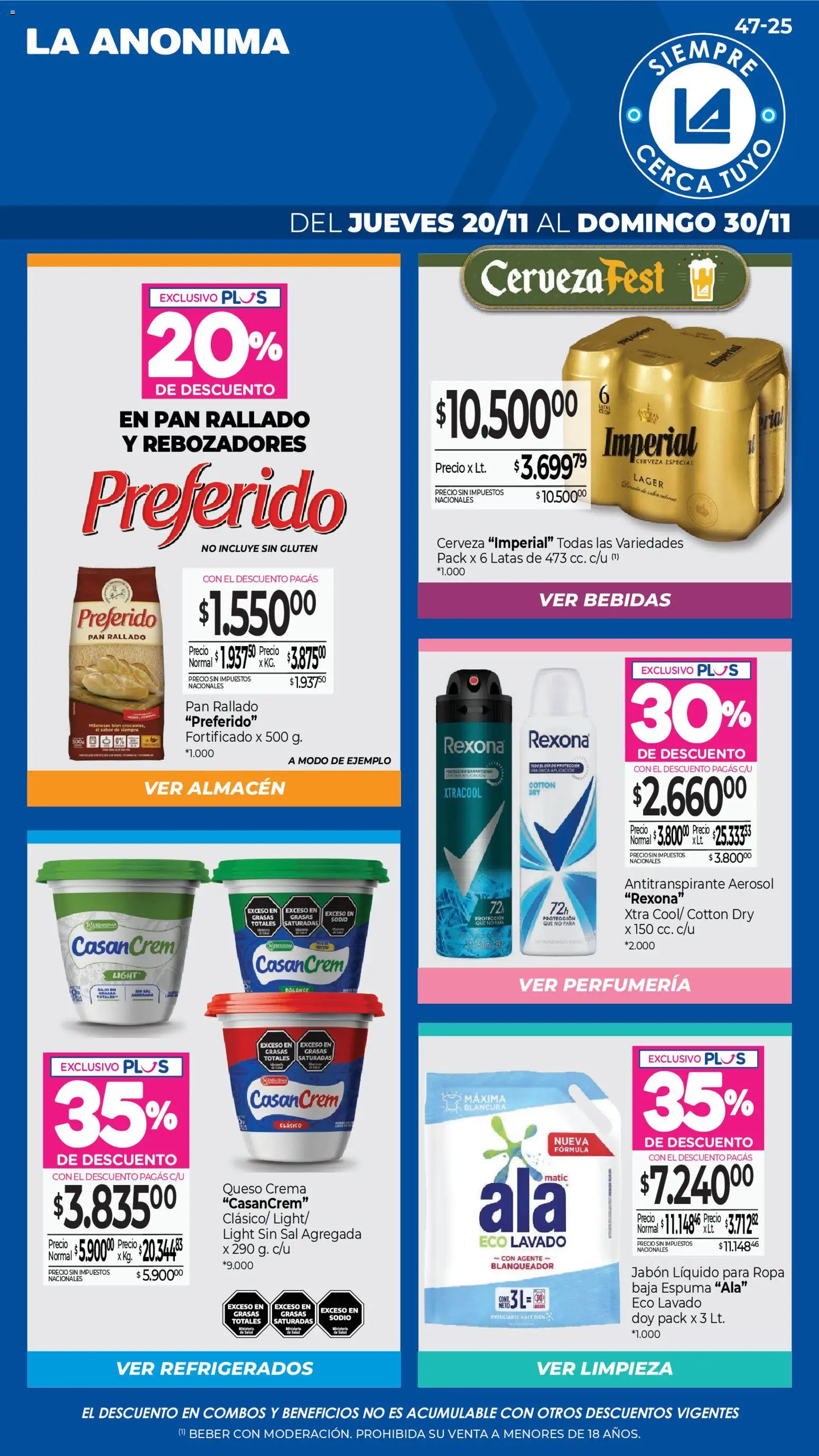 Vista previa del folleto de la tienda La Anonima válido desde el 20/11/2025 