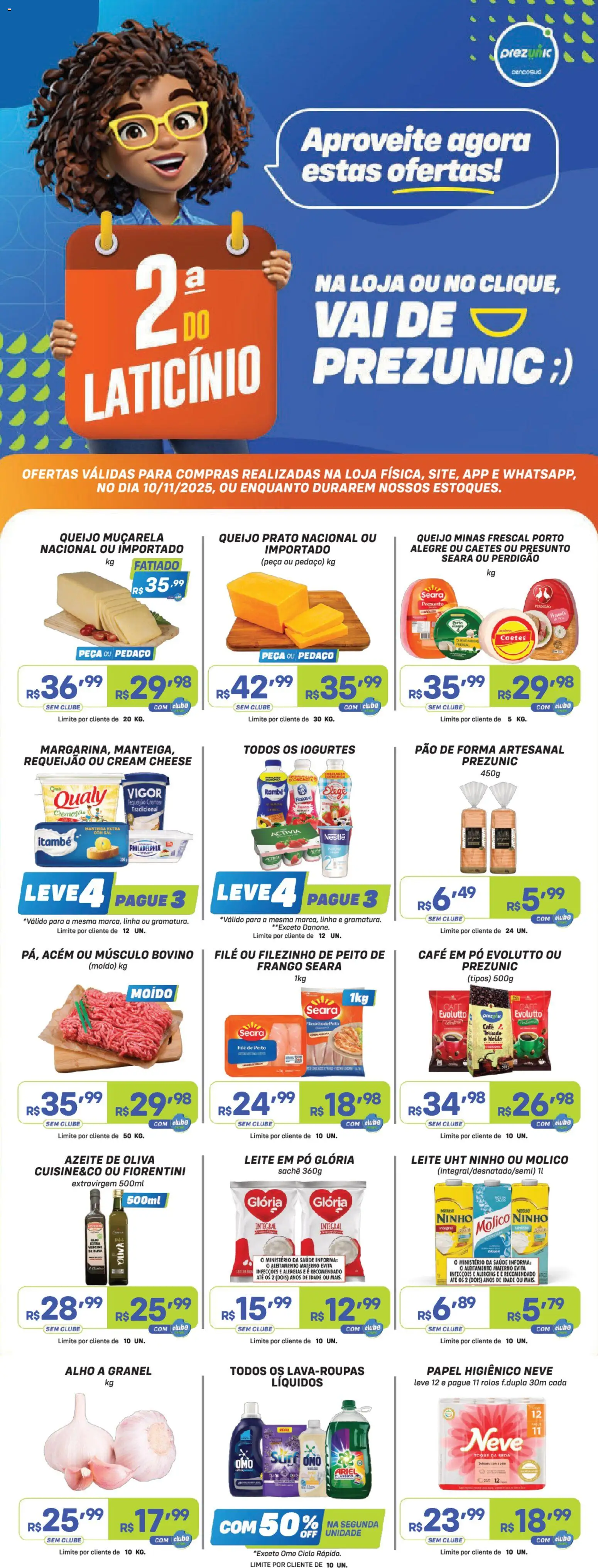 Pré-Visualização do folheto "Encarte" da loja Prezunic válido a partir de 10/11/2025