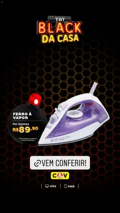 Pré-Visualização do folheto "Black Friday" da loja Casa e Video válido a partir de 24/10/2025