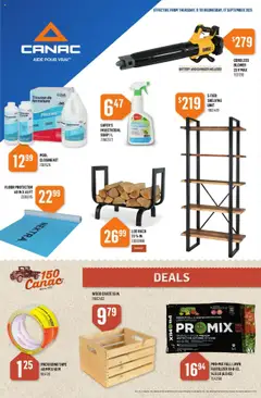 Preview of leaflet Weekly Flyer from shop Canac is valid from Sep 11, 2025