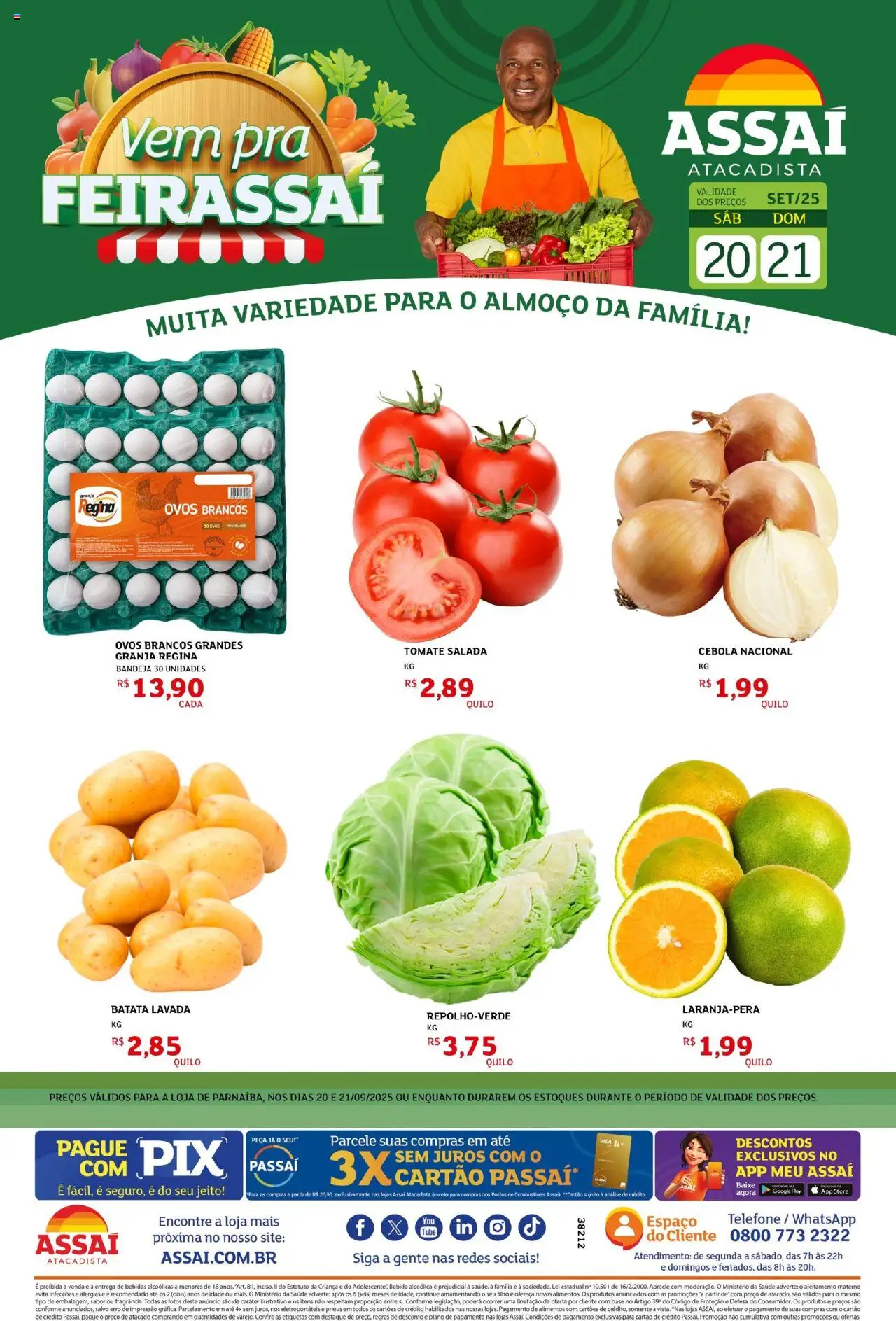 Assaí Atacadista folheto "Encarte - PI" válido a partir de 20/09/2025 - número de página 1