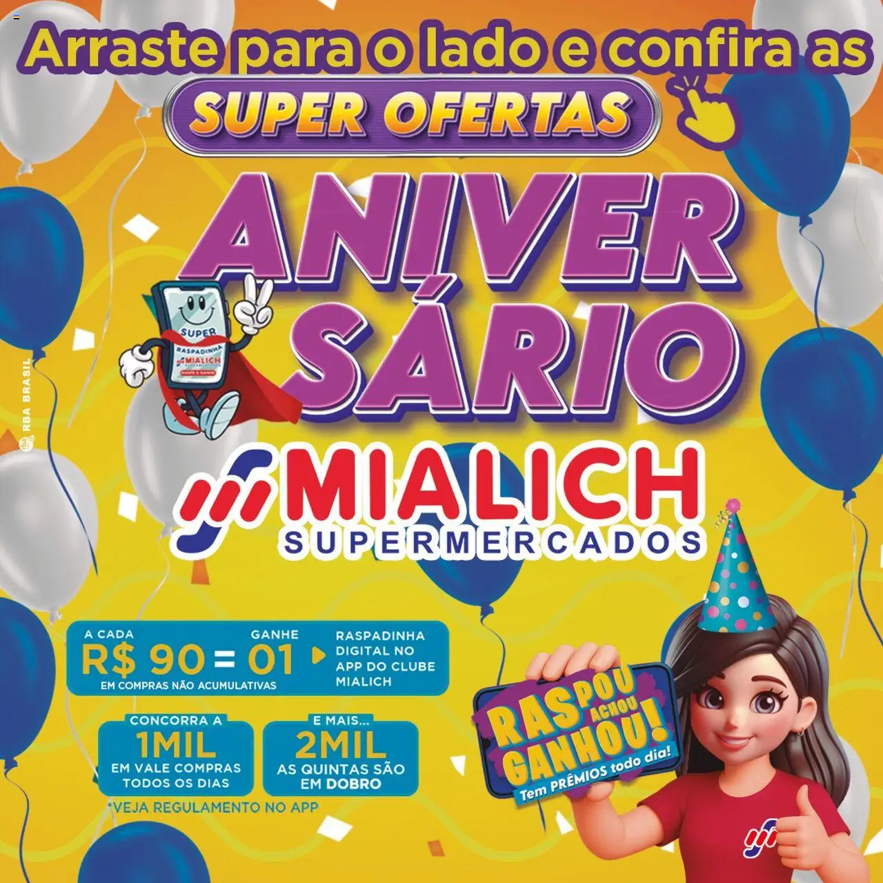 Mialich Supermercados folheto "Ofertas da semana" válido a partir de 10/07/2025 - número de página 1 - Mialich