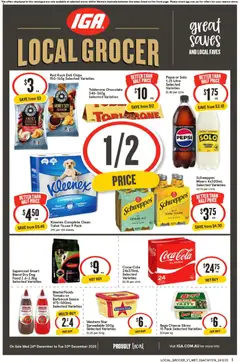 Preview of catalogue Local Grocer WA from shop IGA valid 24/12/2025
