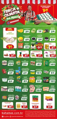 Pré-Visualização do folheto "Ofertas Terça e Quarta na Feira" da loja Bahamas Supermercados válido a partir de 04/11/2025
