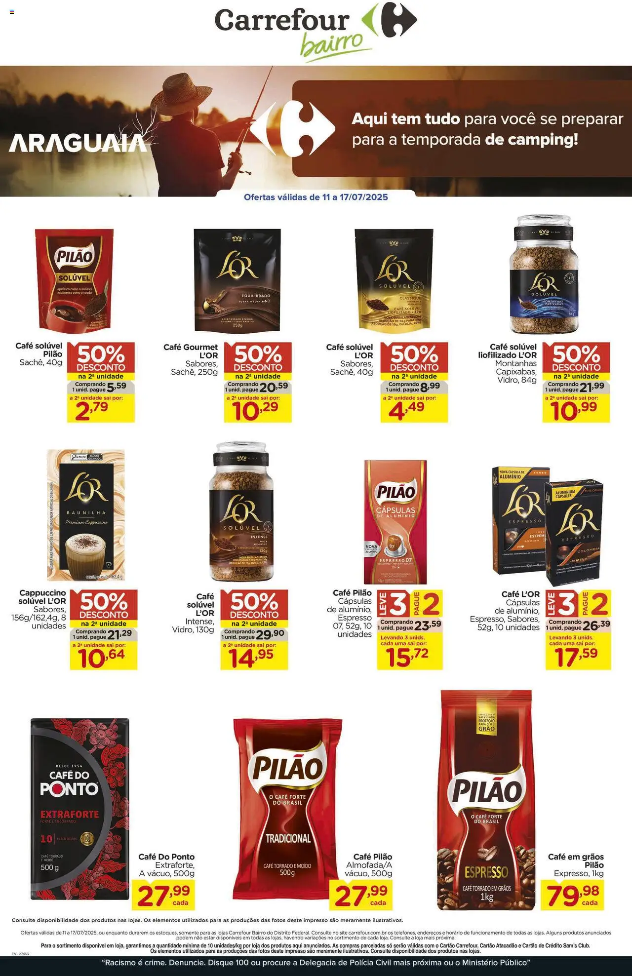 Carrefour Bairro folheto "Ofertas Araguaia" válido a partir de 11/07/2025 - número de página 1