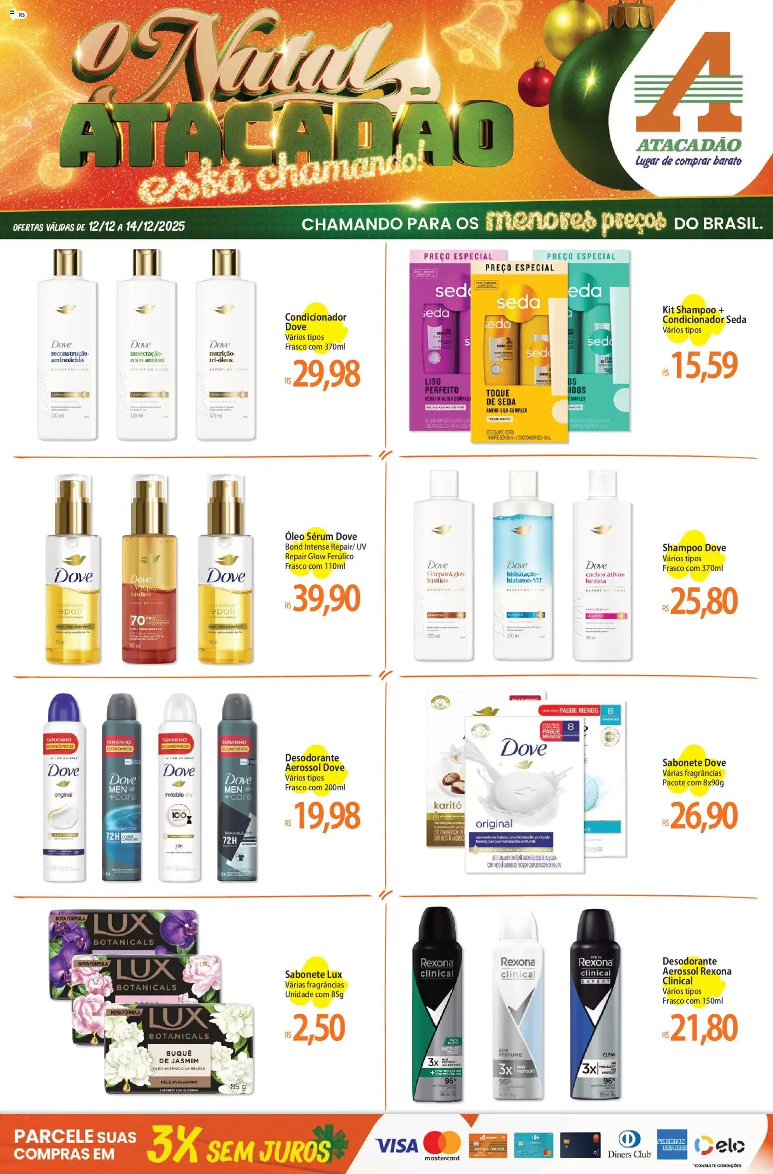 Pré-Visualização do folheto "Ofertas - RS" da loja Atacadão válido a partir de 12/12/2025