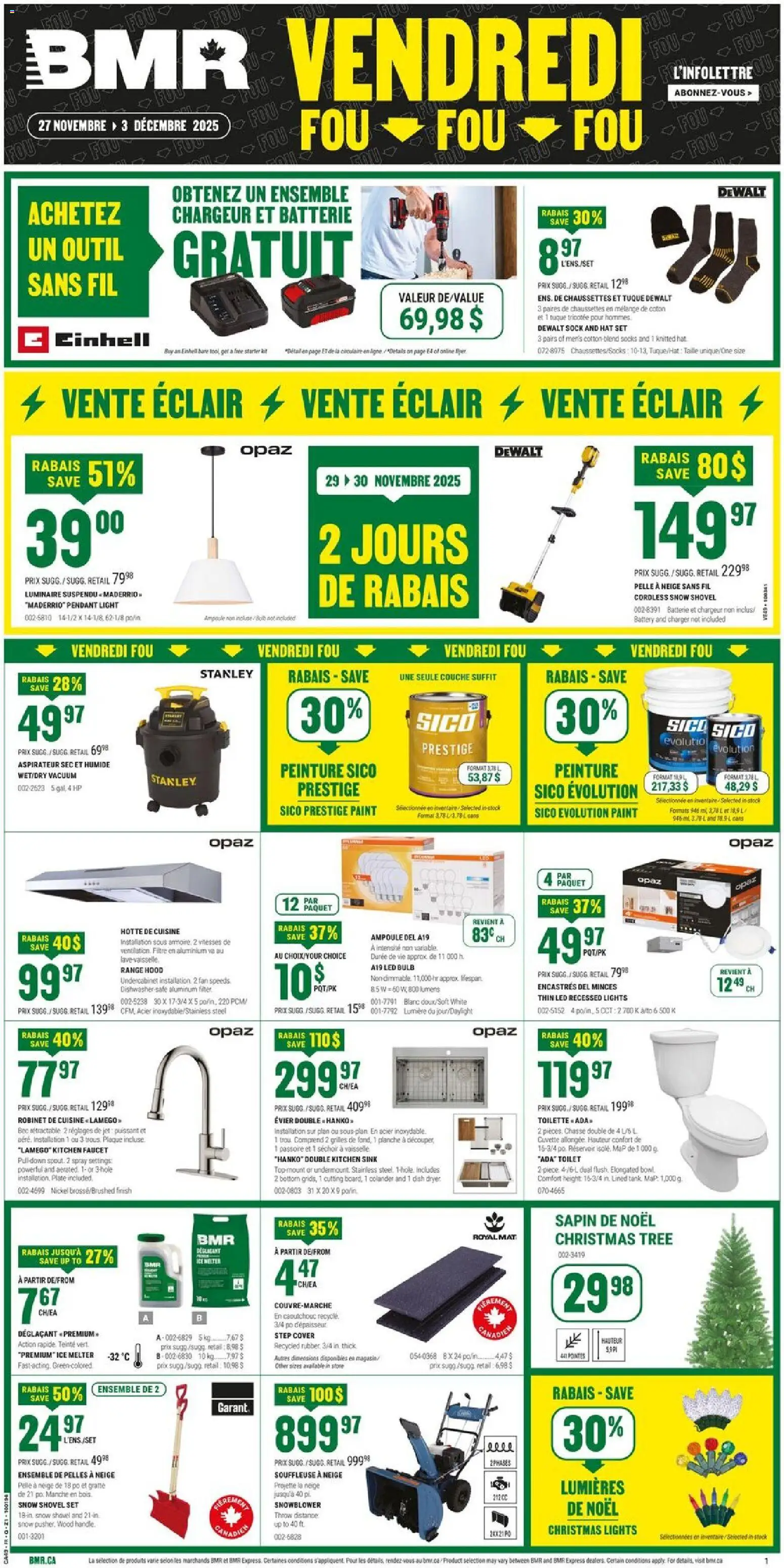 Preview of leaflet Black Friday from shop BMR is valid from Nov 27, 2025