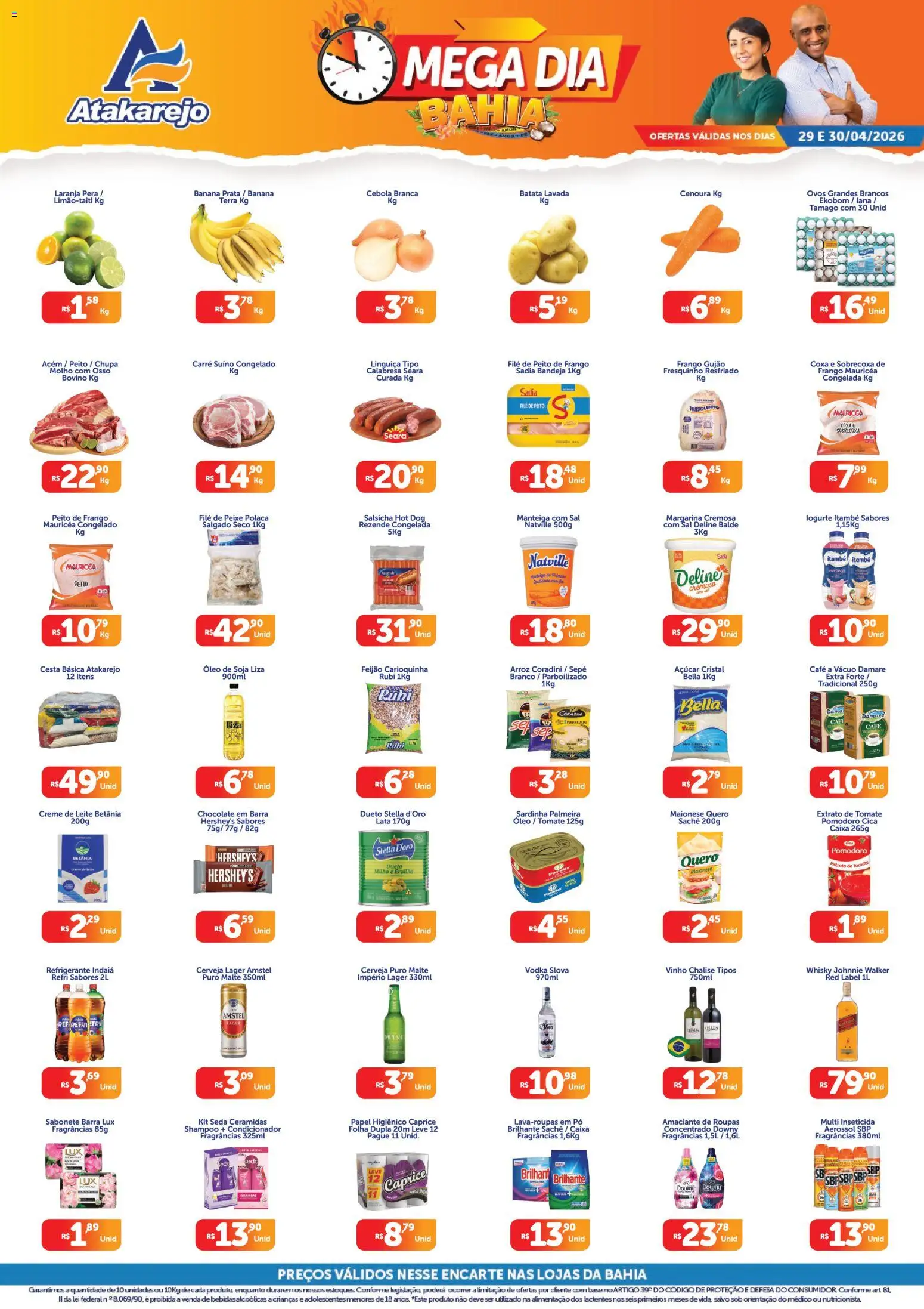 Pré-Visualização do folheto "Atakarejo ofertas Mega Dia" da loja Atakarejo válido a partir de 29/04/2026