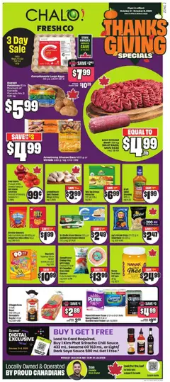 Un aperçu du dépliant Weekly Flyer - AB du magasin FreshCo est valide à partir 2 oct. 2025