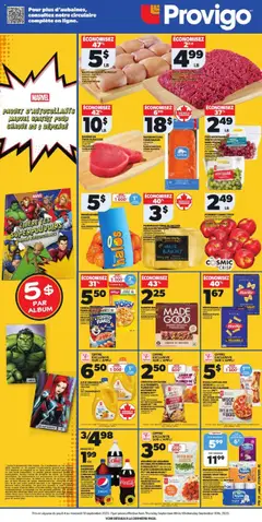 Preview of leaflet Flyer / circulaire from shop Provigo is valid from Sep 04, 2025