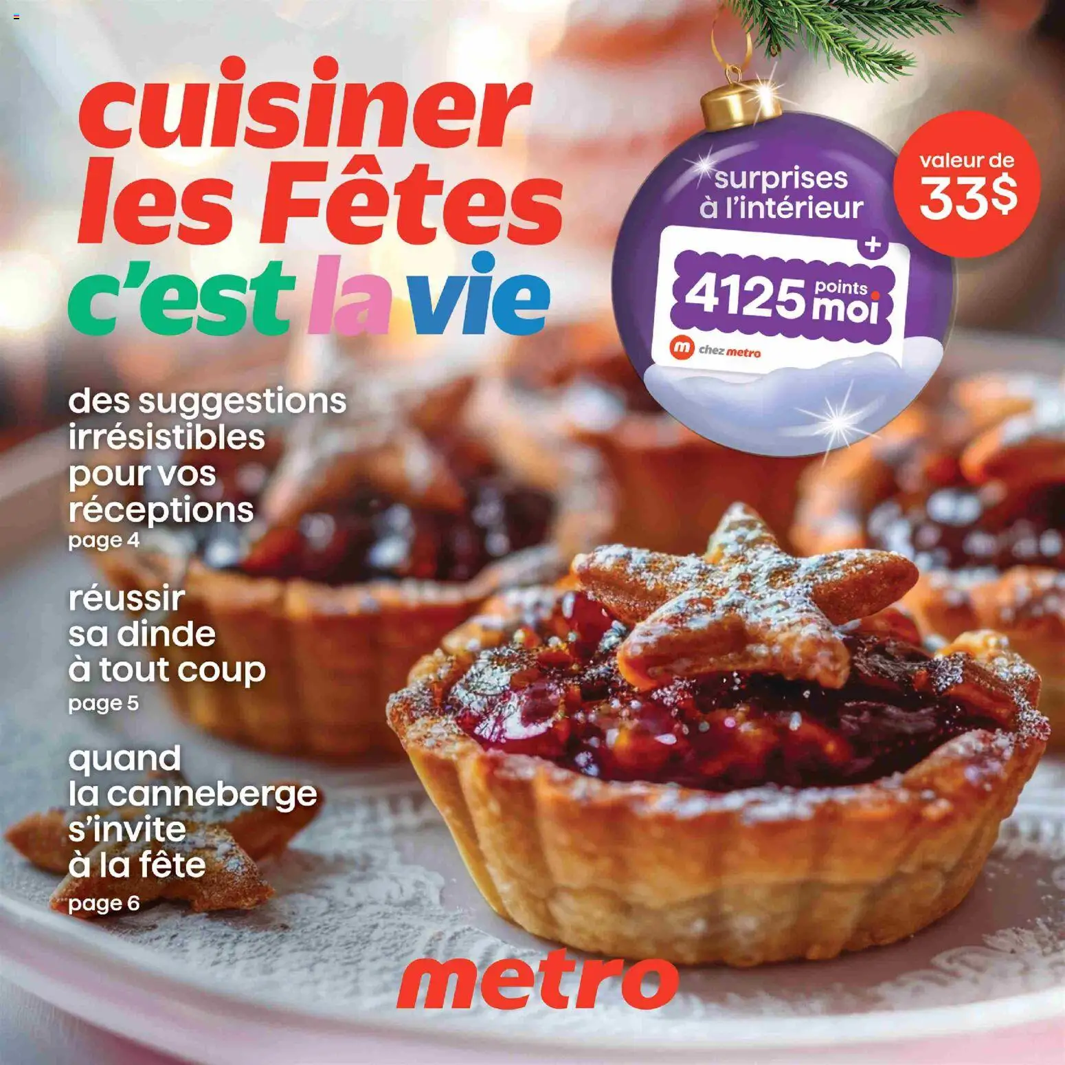 Preview of leaflet Cahier Noël from shop Metro is valid from Dec 11, 2025