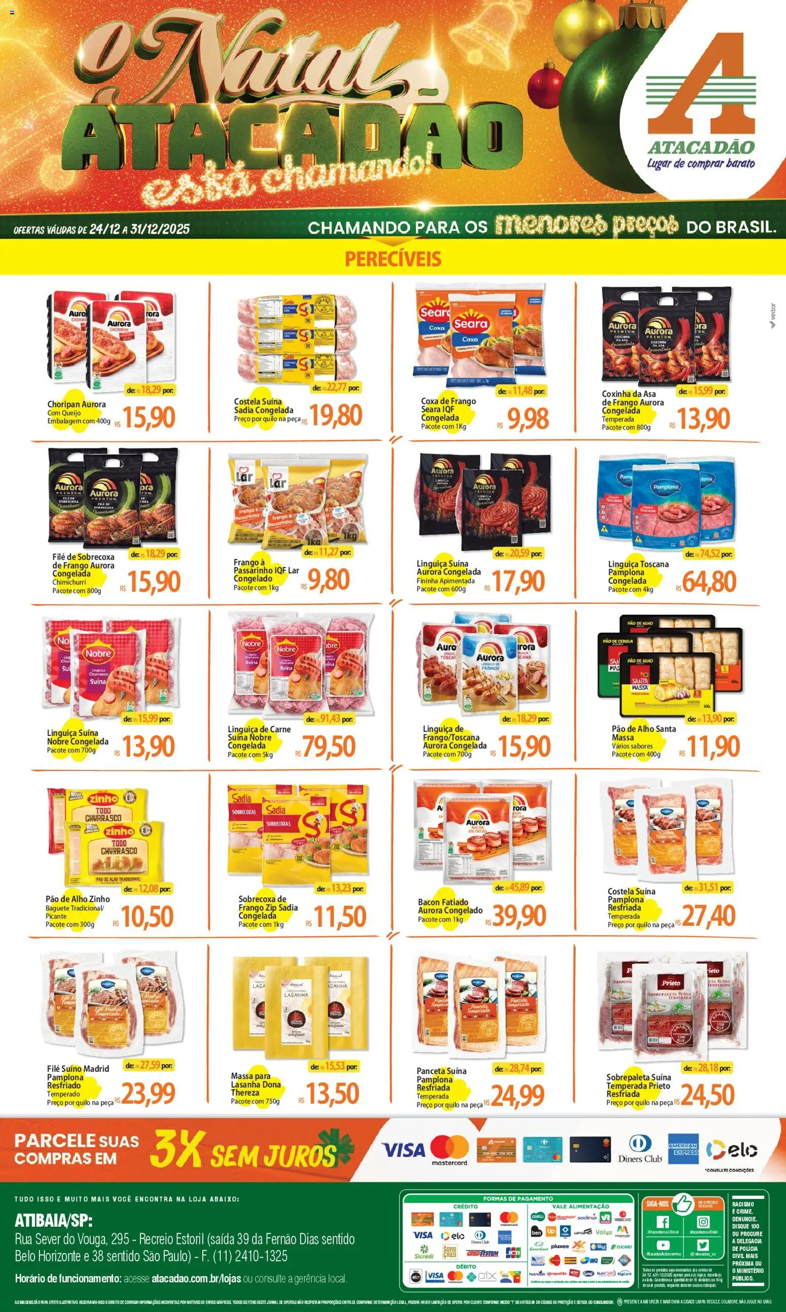Pré-Visualização do folheto "Ofertas - SP" da loja Atacadão válido a partir de 24/12/2025
