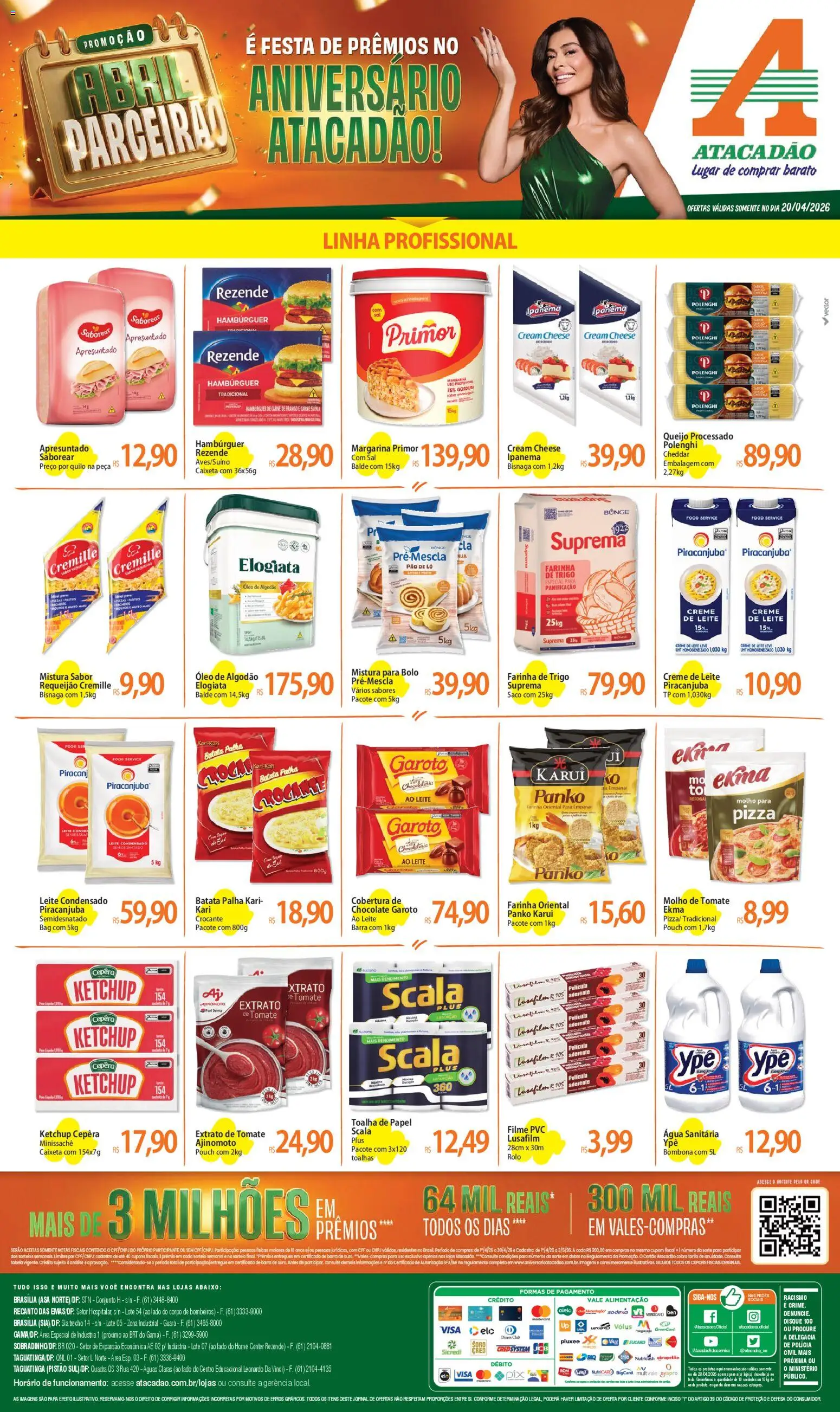 Pré-Visualização do folheto "Atacadão ofertas - DF" da loja Atacadão válido a partir de 20/04/2026