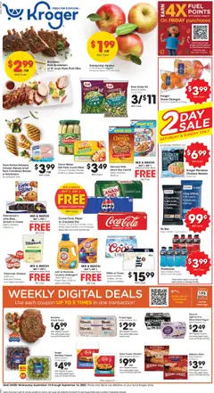 Ad Preview of Kroger Weekly Ad from 09/10/2025