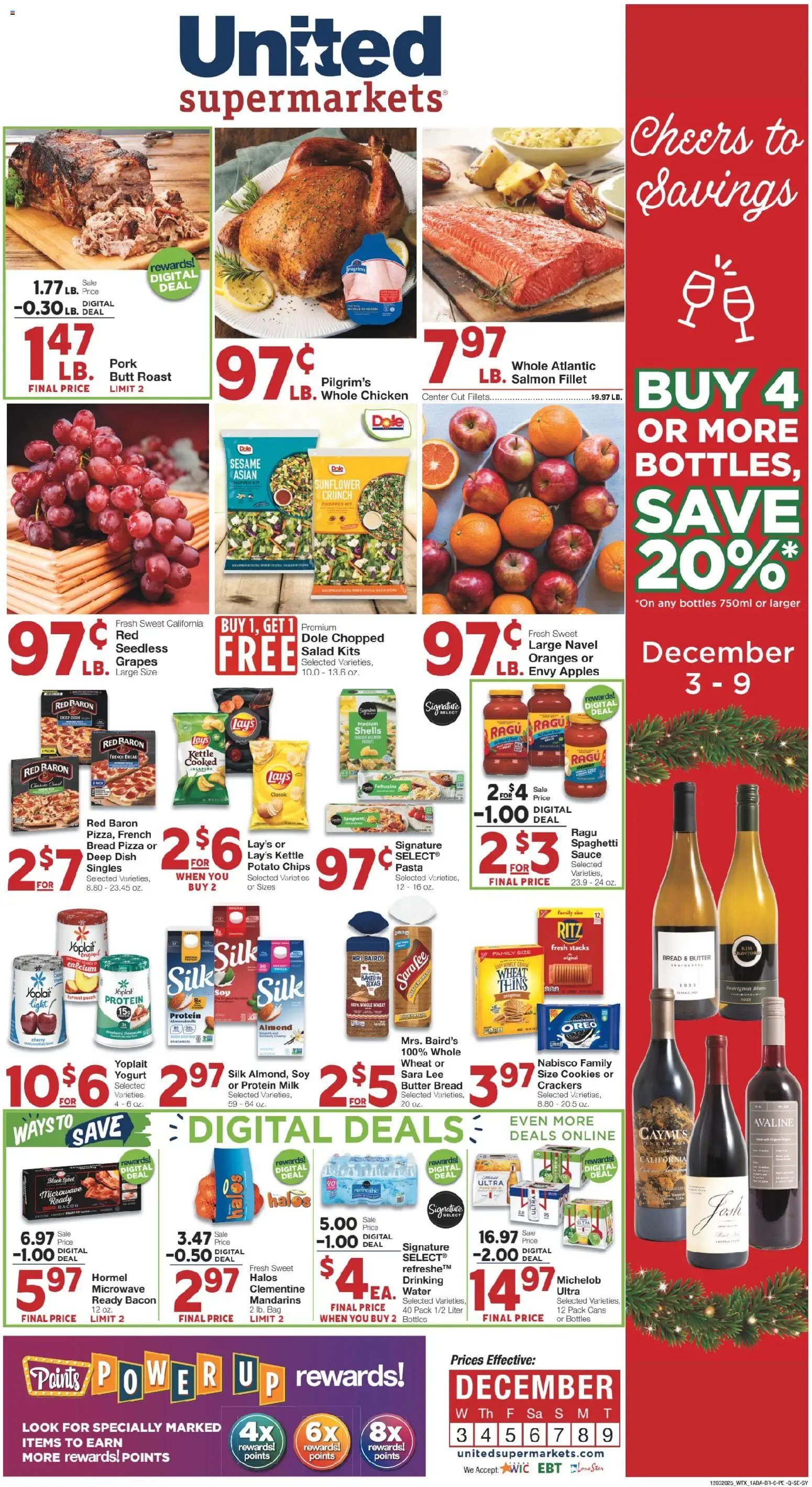 Ad Preview of United Supermarkets Weekly Ad from 12/02/2025