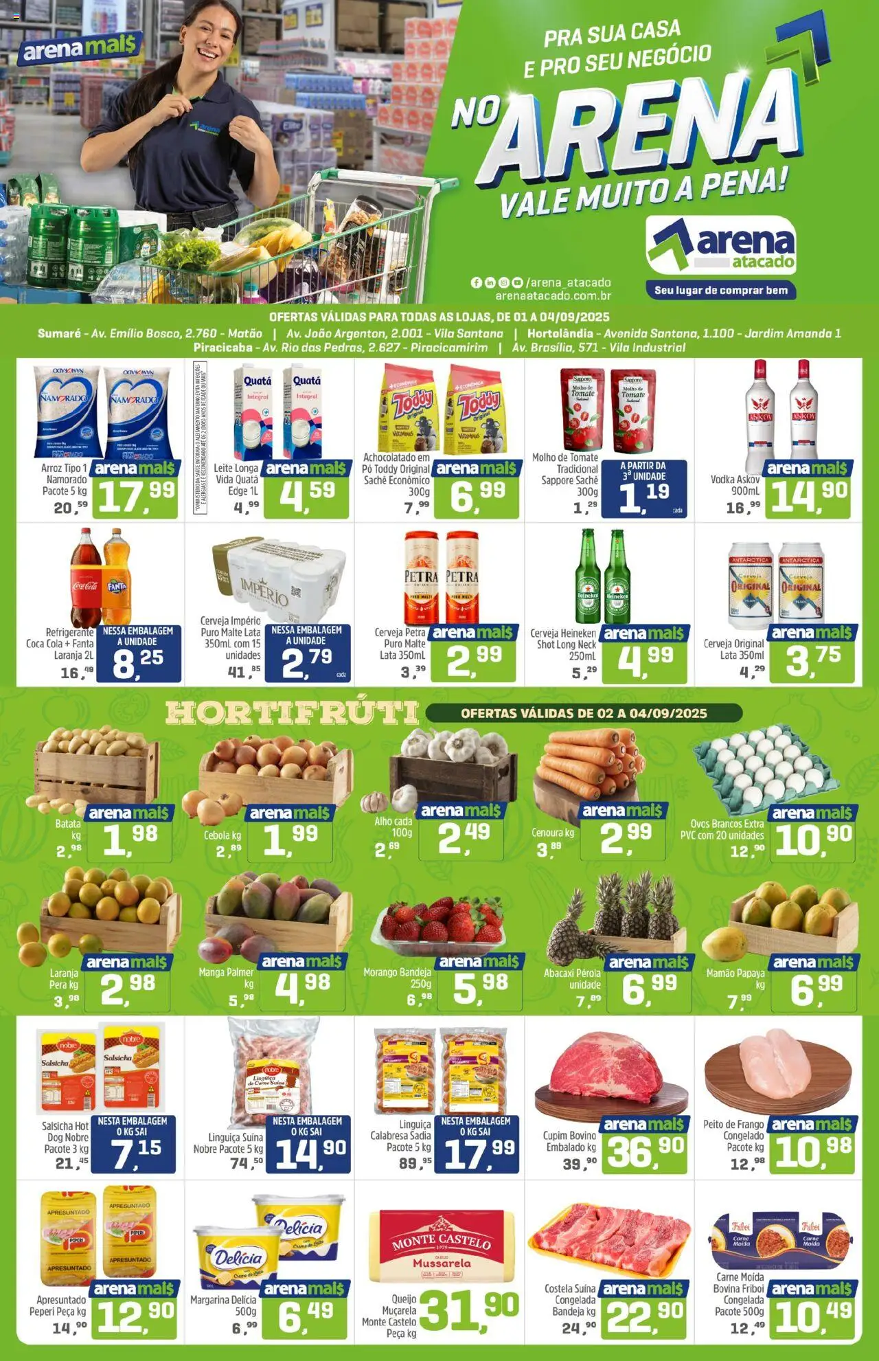 Arena Atacado folheto "Ofertas da semana" válido a partir de 01/09/2025 - número de página 1