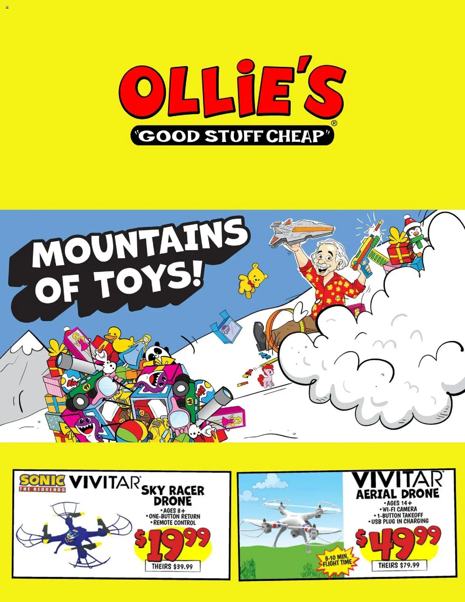 Ad Preview of Ollie's Ad from 11/29/2025 - Camera, Toys, Usb