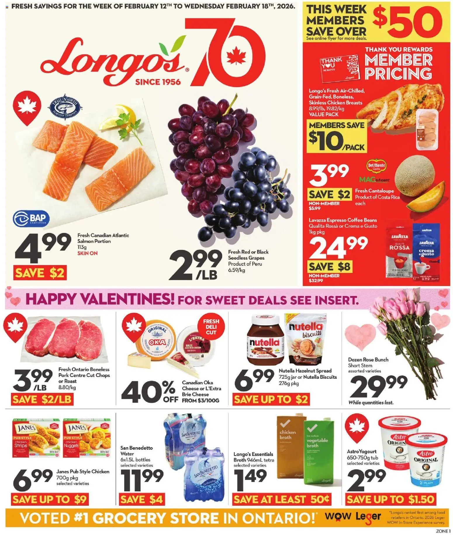 Preview of leaflet Weekly flyer / circulaire from shop Longo's is valid from Feb 12, 2026