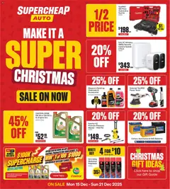 Preview of catalogue Catalogue from shop Supercheap Auto valid 15/12/2025