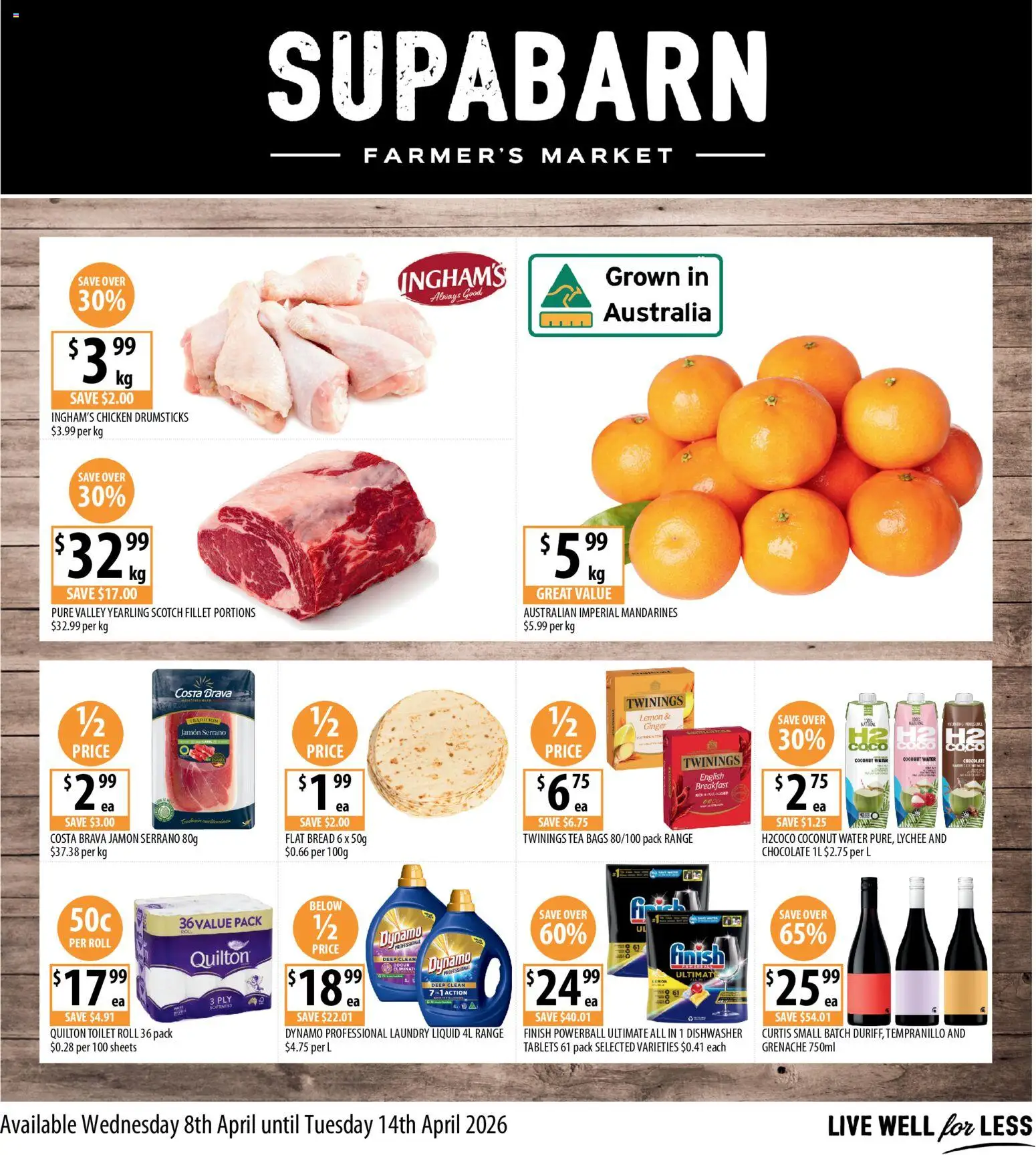 Preview of catalogue Supabarn catalogue from shop Supabarn valid 08/04/2026