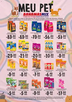 Pré-Visualização do folheto "Ofertas Meu Pet" da loja Bahamas Mix válido a partir de 16/10/2025