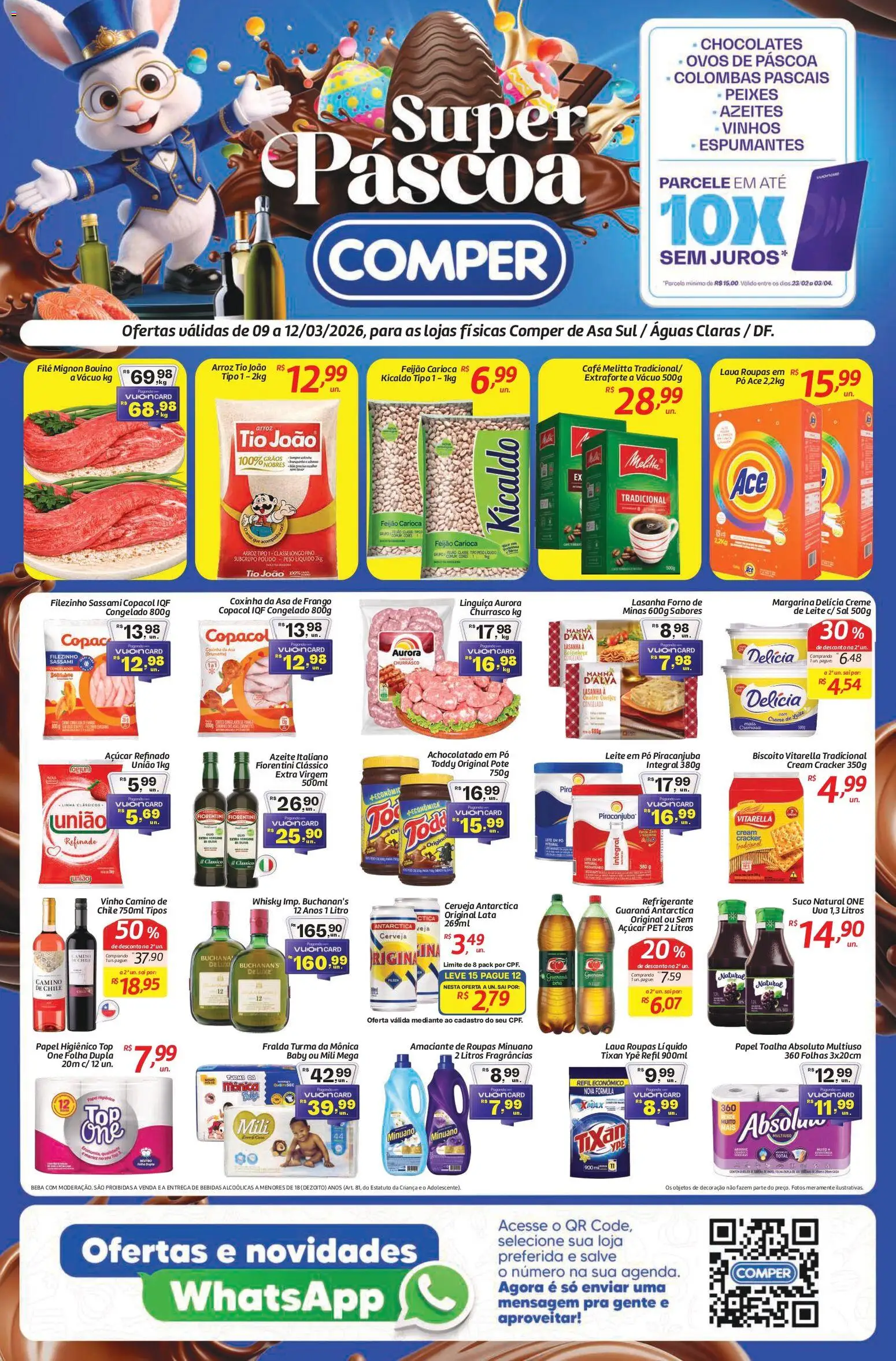 Pré-Visualização do folheto "Comper - Ofertas da semana" da loja Comper válido a partir de 09/03/2026