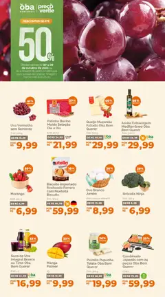 Pré-Visualização do folheto "Ofertas da semana" da loja Oba Hortifruti válido a partir de 07/10/2025