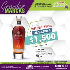 Vista previa las ofertas de la tienda Bodegas Alianza - Bodegas Alianza catálogo Grandes Marcas desde el 06/04/2026 