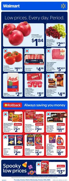 Preview of leaflet Weekly Flyer from shop Walmart is valid from Oct 23, 2025