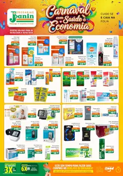 Pré-Visualização do folheto "Ofertas Drogaria" da loja Supermercados Joanin válido a partir de 05/02/2026