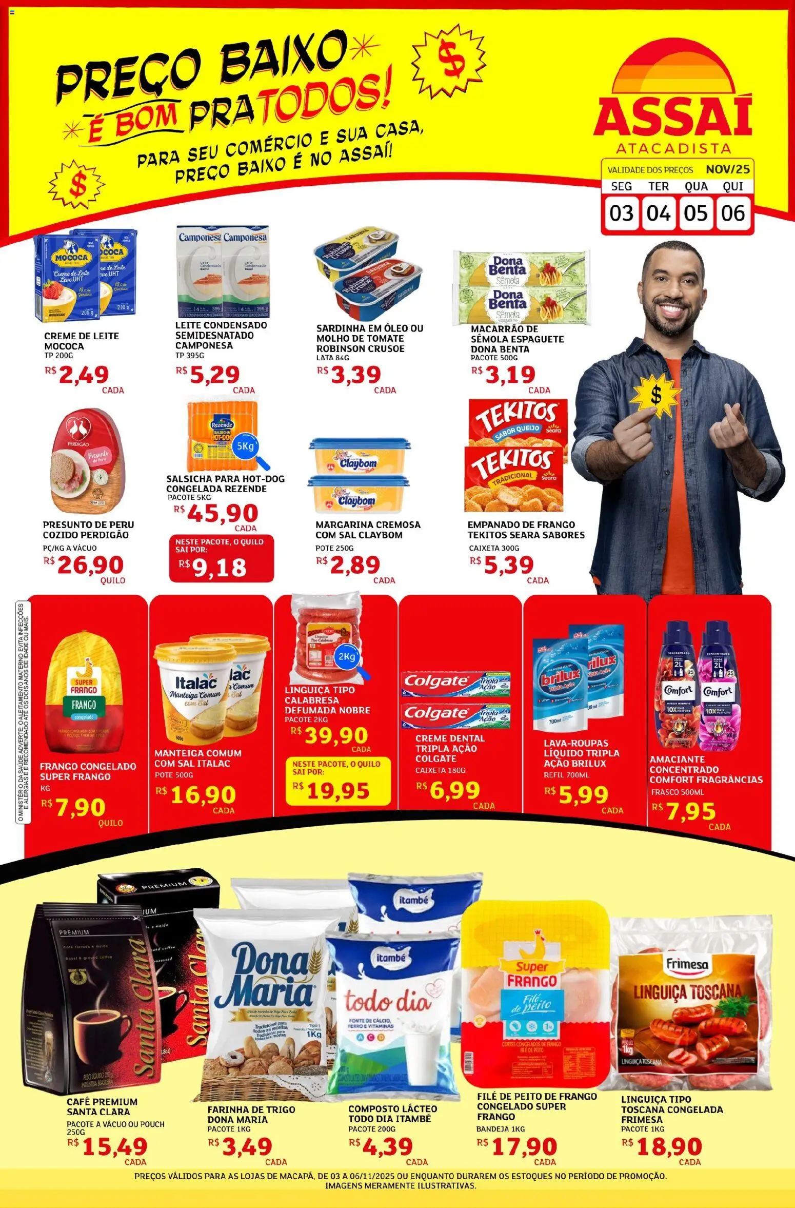 Pré-Visualização do folheto "Encarte - AP" da loja Assaí Atacadista válido a partir de 03/11/2025