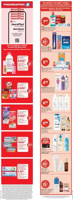 Un aperçu du dépliant Weekly flyer / circulaire du magasin Pharmaprix est valide à partir 4 oct. 2025