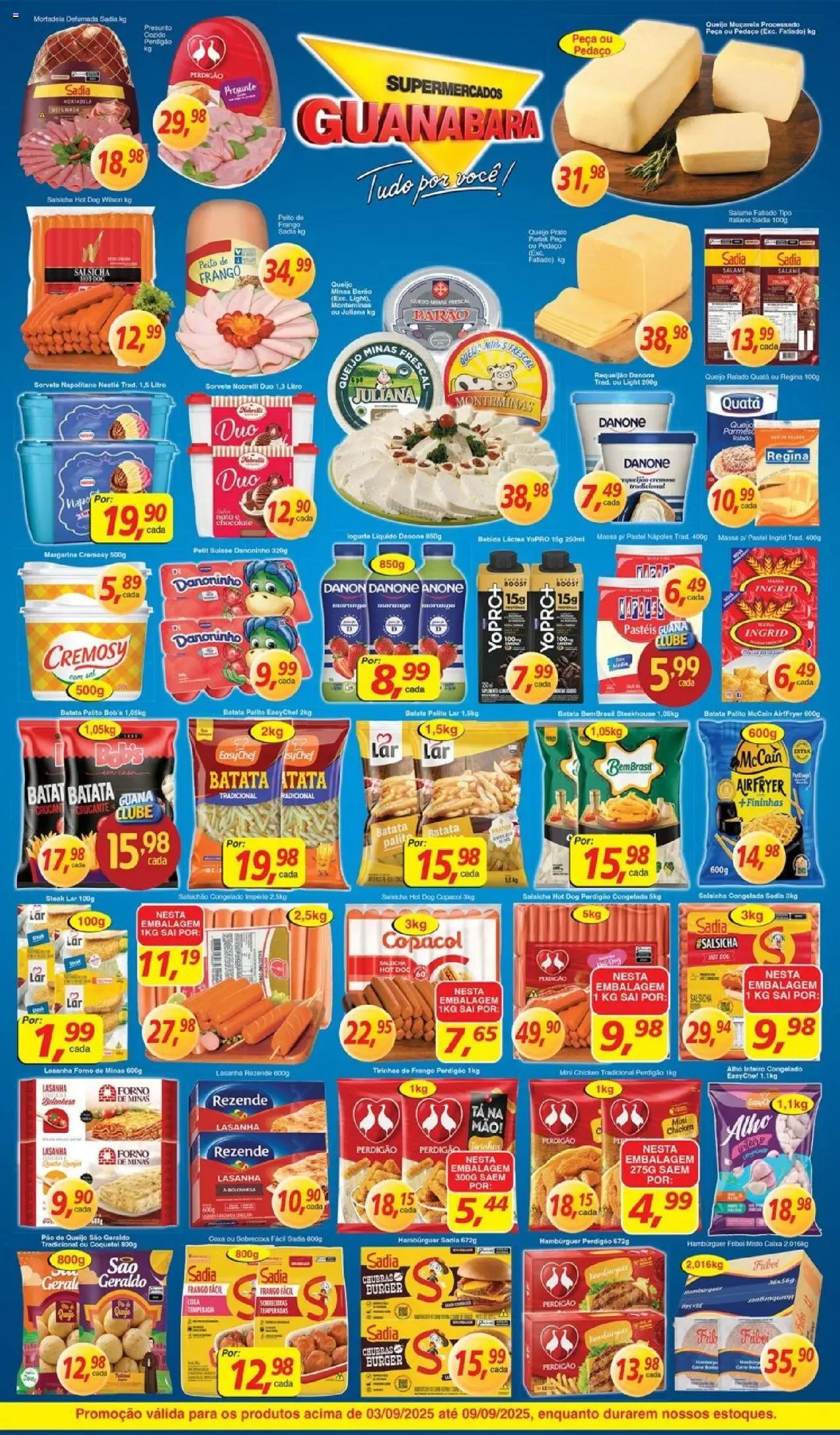 Supermercados Guanabara folheto "Encarte" válido a partir de 03/09/2025 - número de página 1