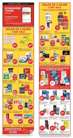 Preview of leaflet Weekly flyer / circulaire from shop Pharmaprix is valid from Nov 01, 2025 | Page: 2