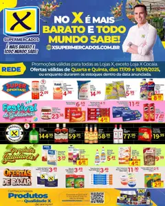 Pré-Visualização do folheto "Ofertas da semana" da loja X Supermercados válido a partir de 17/09/2025