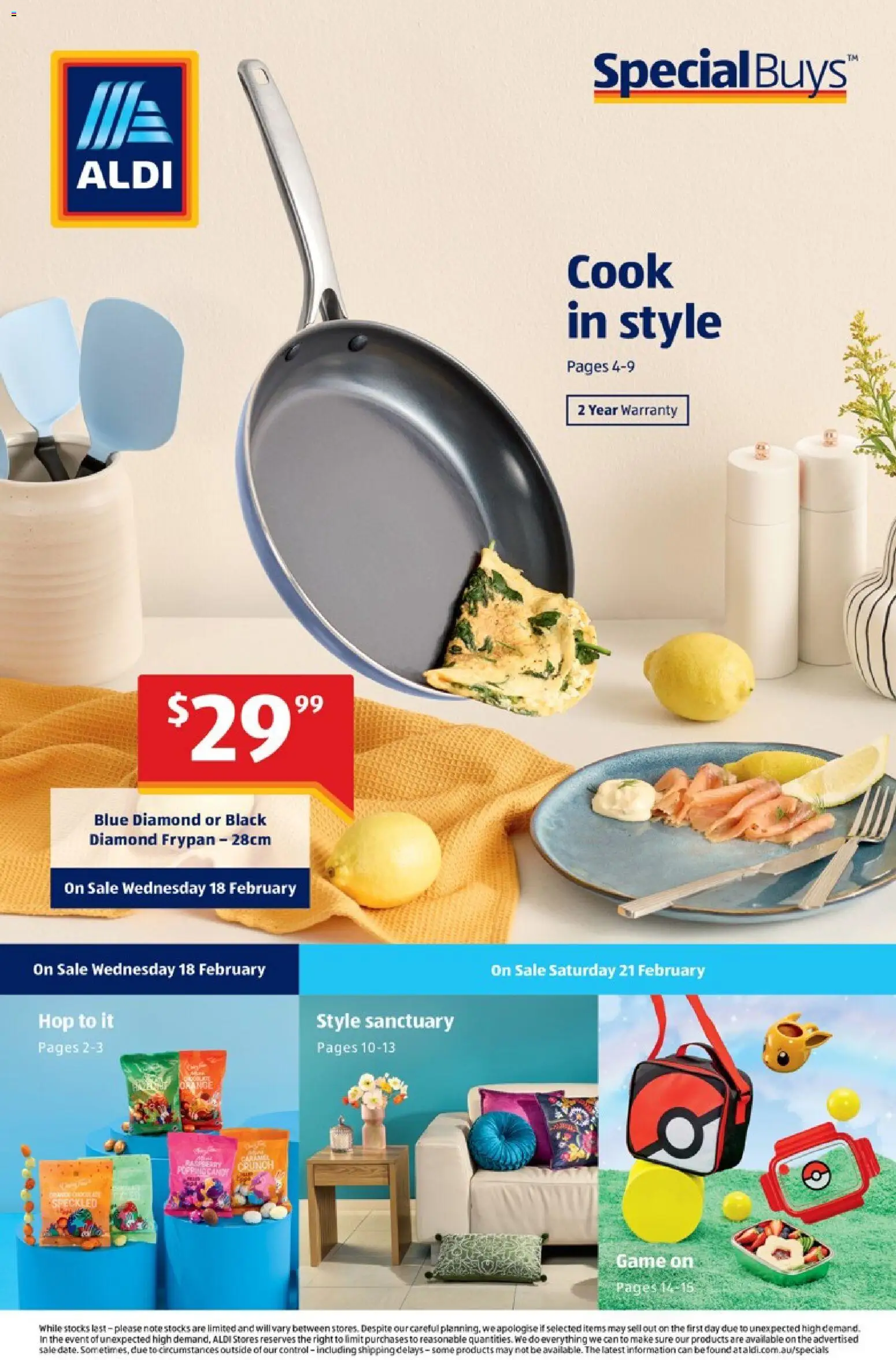 Preview of catalogue Aldi Specials Catalogue from shop Aldi valid 18/02/2026