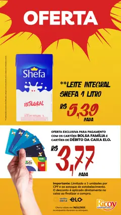 Pré-Visualização do folheto "Ofertas da semana" da loja Ricoy válido a partir de 29/10/2025 | Página: 1