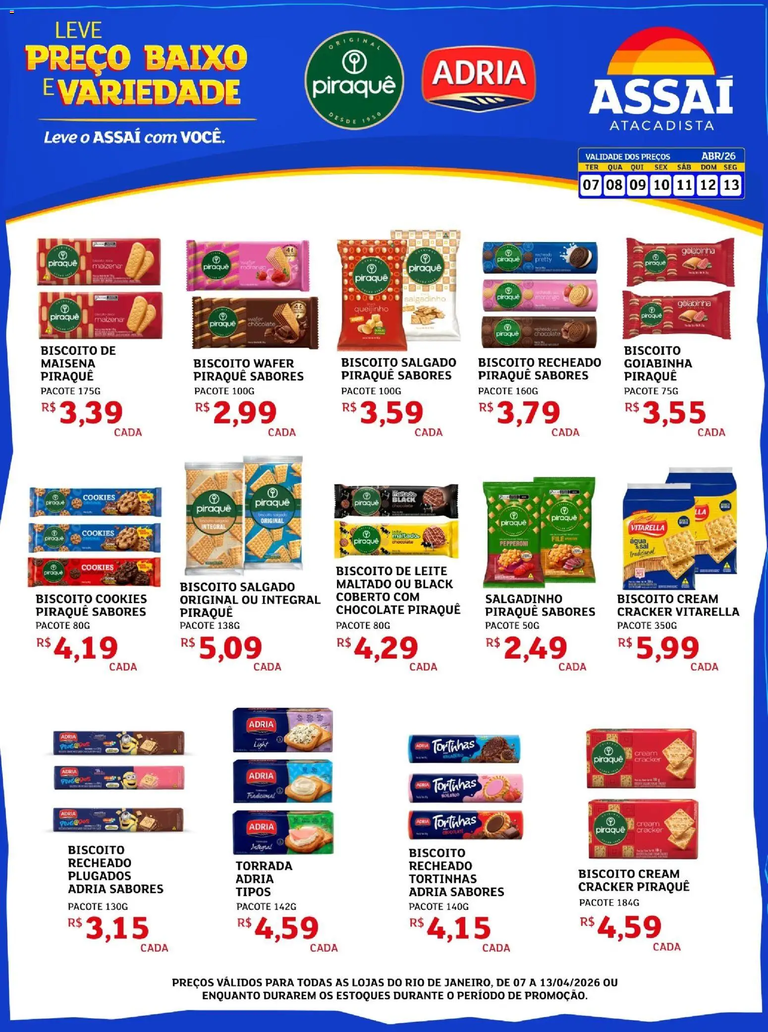 Pré-Visualização do folheto "Assaí Atacadista ofertas - RJ" da loja Assaí Atacadista válido a partir de 07/04/2026