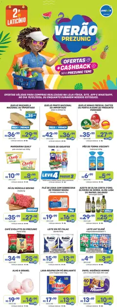 Pré-Visualização do folheto "Encarte" da loja Prezunic válido a partir de 19/01/2026