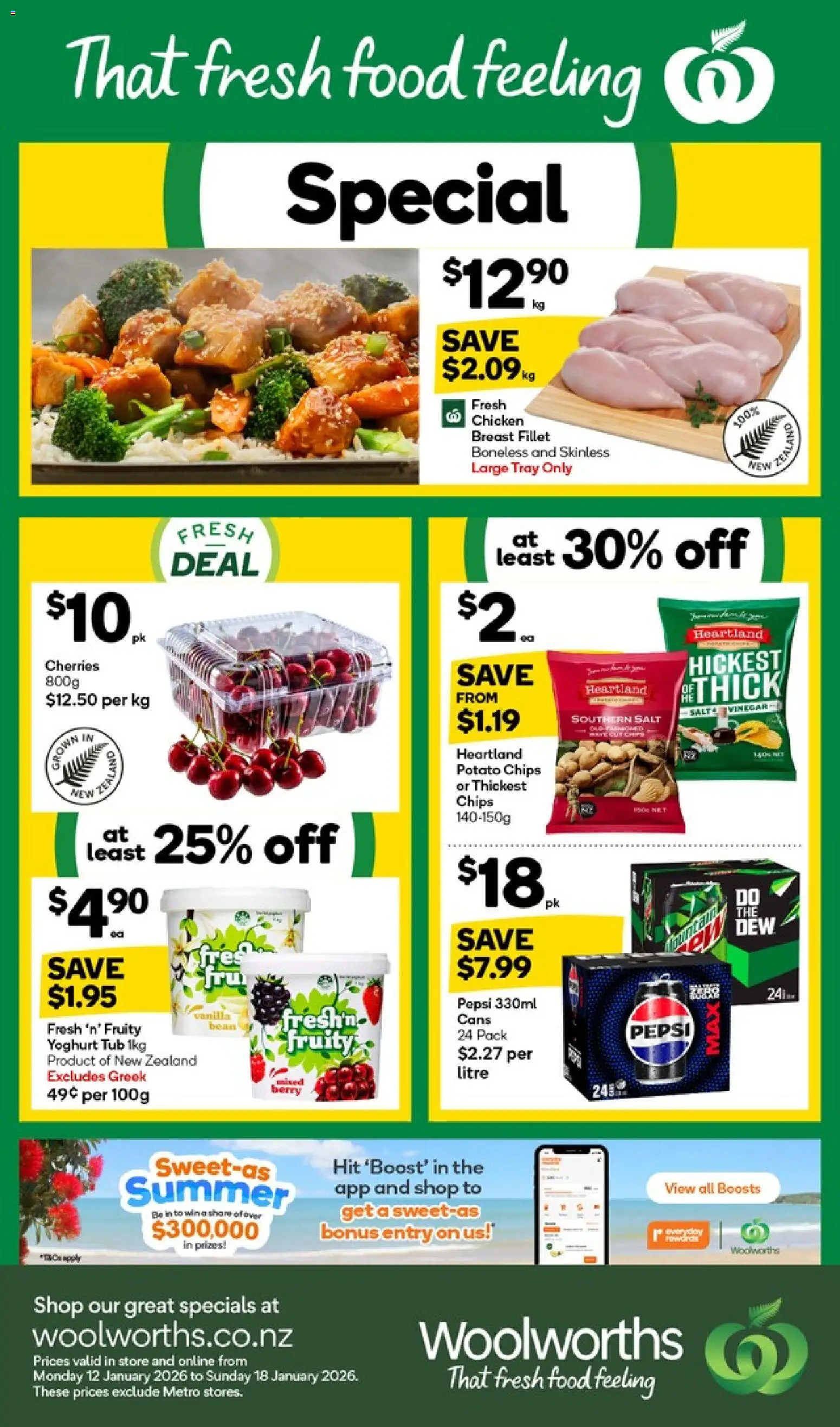 Preview of catalogue Catalogue from shop Woolworths valid 12 Jan 2026
