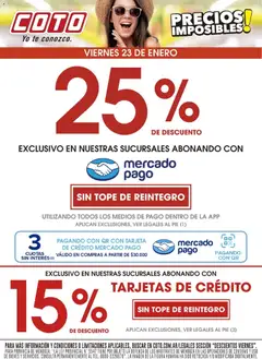 Vista previa del folleto de la tienda Coto válido desde el 23/01/2026 