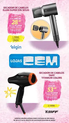Pré-Visualização do folheto "Ofertas atuais" da loja Lojas Cem válido a partir de 20/10/2025 | Página: 138