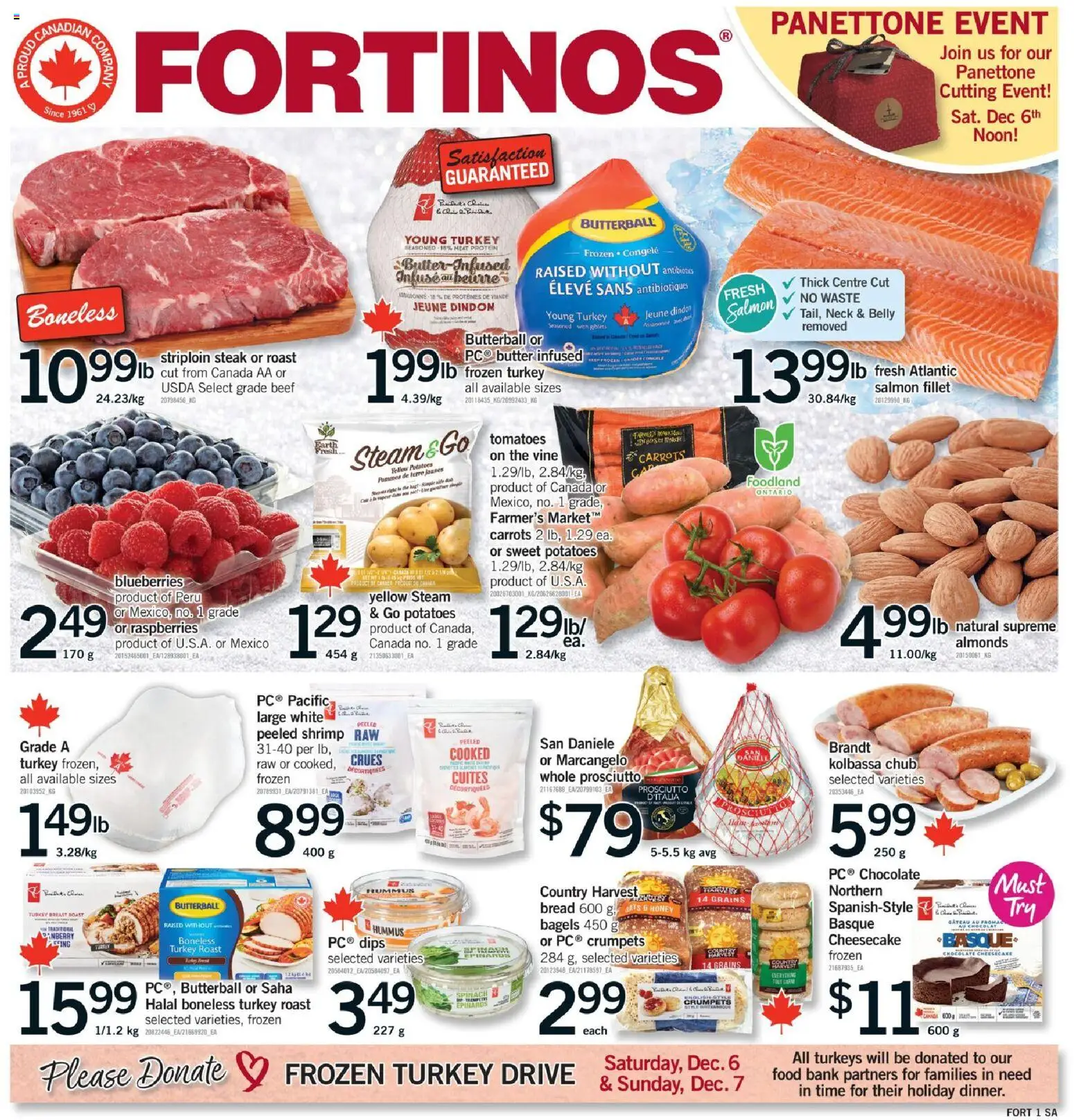 Preview of leaflet Brampton from shop Fortinos is valid from Dec 04, 2025