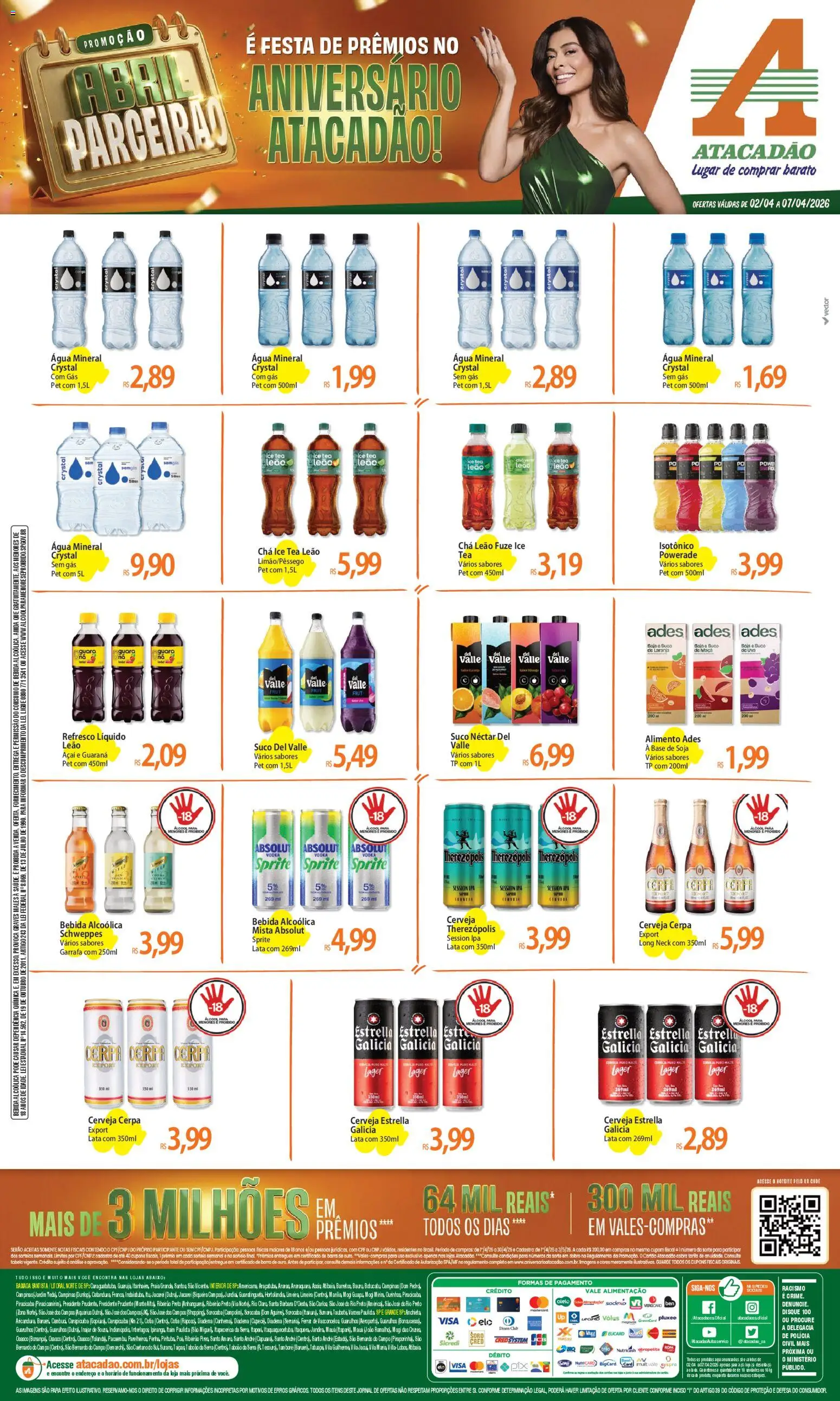 Pré-Visualização do folheto "Atacadão ofertas - SP" da loja Atacadão válido a partir de 02/04/2026