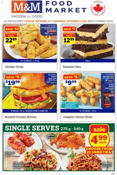 Preview of leaflet Weekly flyer / circulaire from shop M&M Food Market is valid from Sep 18, 2025