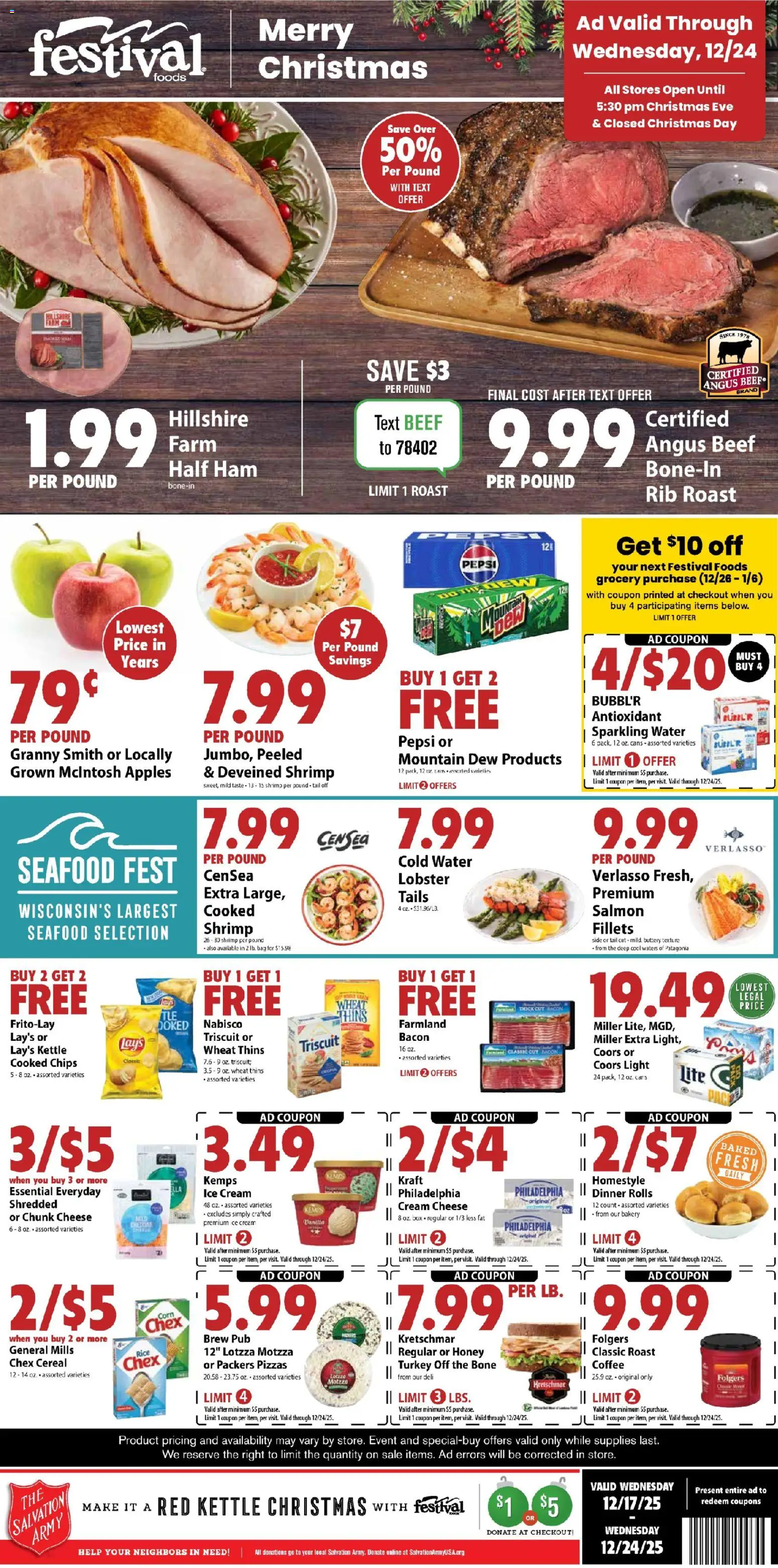 Ad Preview of Festival Foods Weekly Ad from 12/17/2025