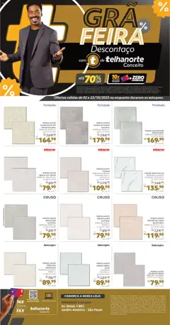 Pré-Visualização do folheto "Ofertas Conceito" da loja Telhanorte válido a partir de 02/10/2025